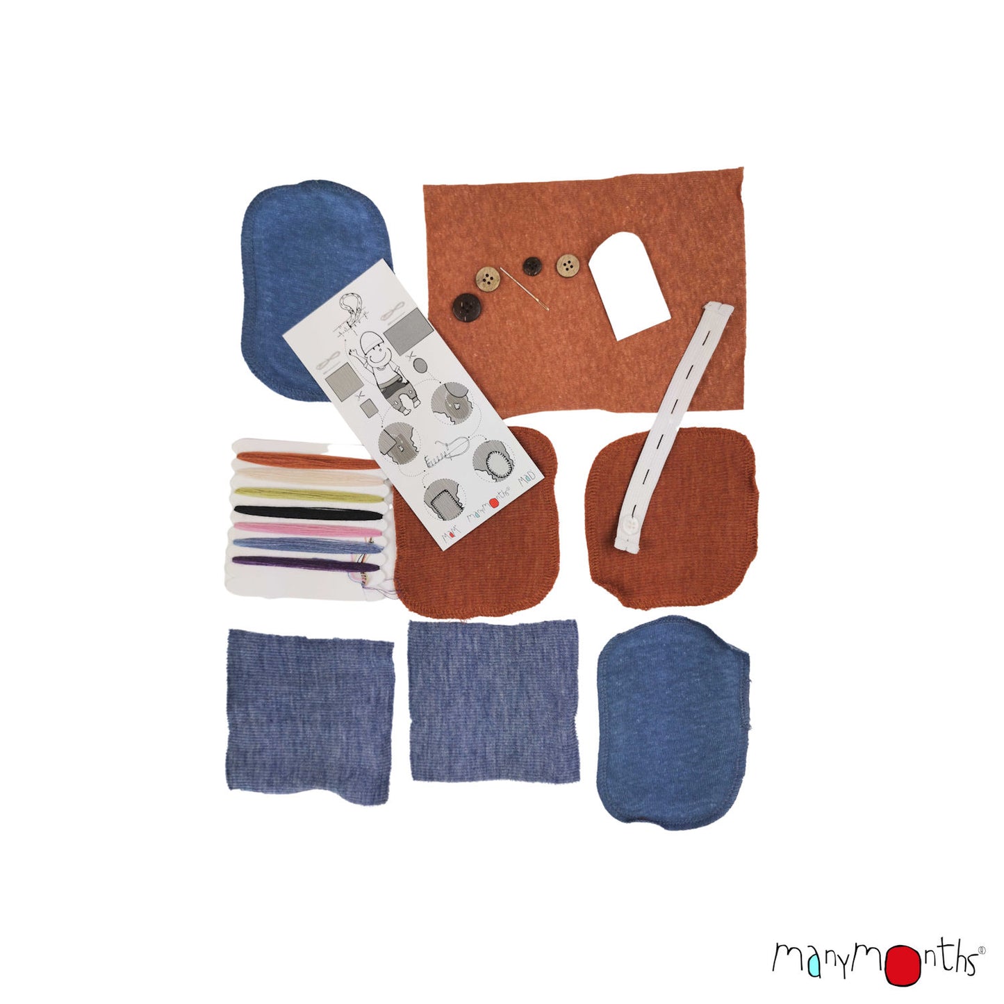 ManyMonths: Natural Woollies Repair Kit -korjaussetti
