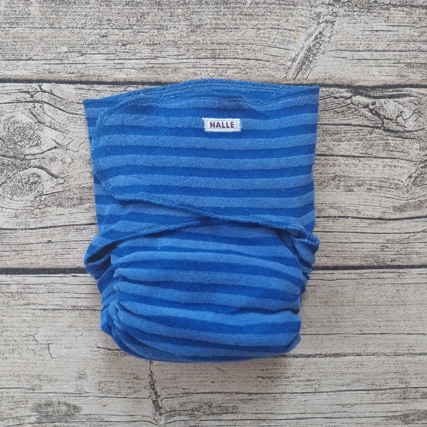 Flätti-Nalle - OneSize preflat-taitteluvaippa VARASTOVALMIIT