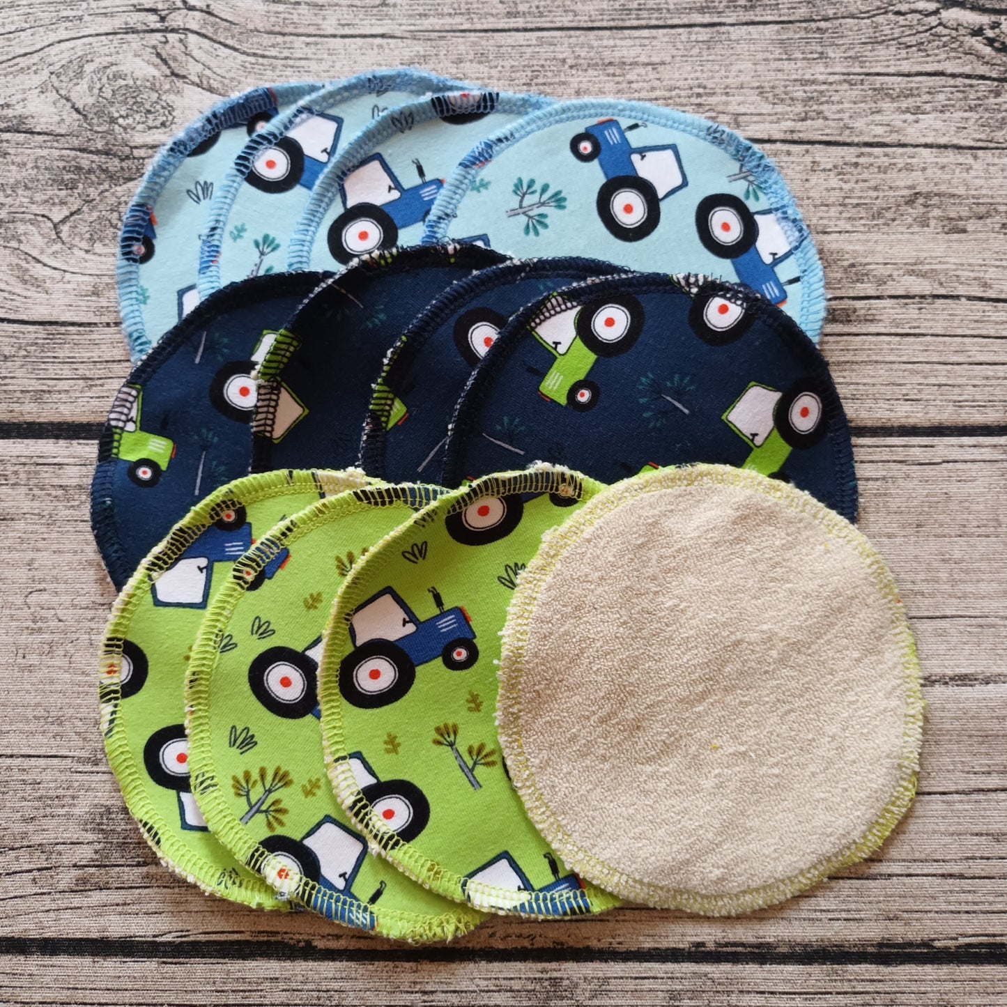 Pesulappusetti 12 kpl, Pellolla-mix