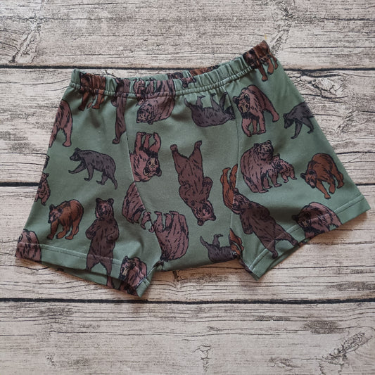 Imubokserit - Karhut, vihreä TILAUSTUOTE