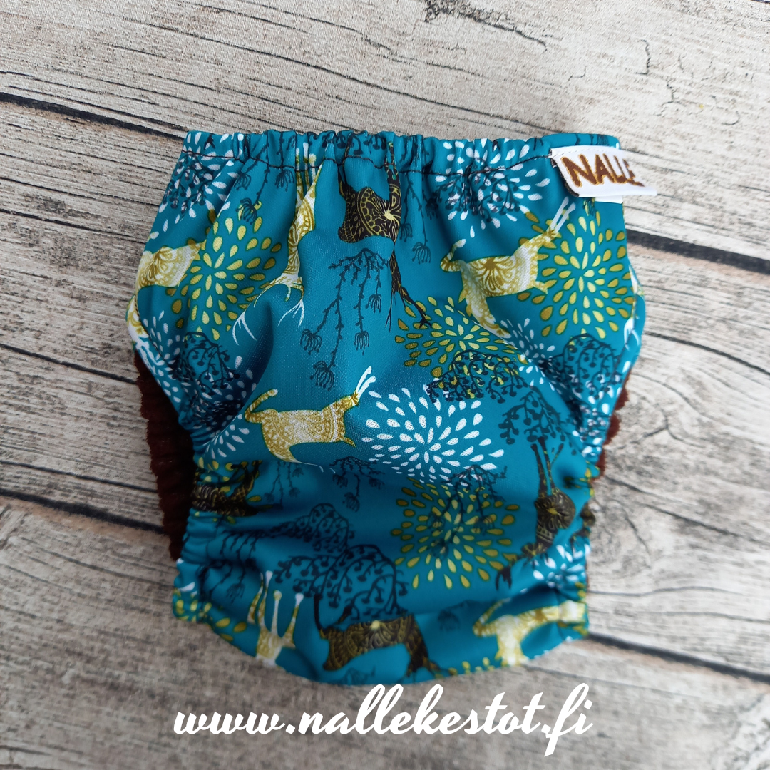 Sivuneppi taskuvaippa: Tasku-Nalle - Peurat