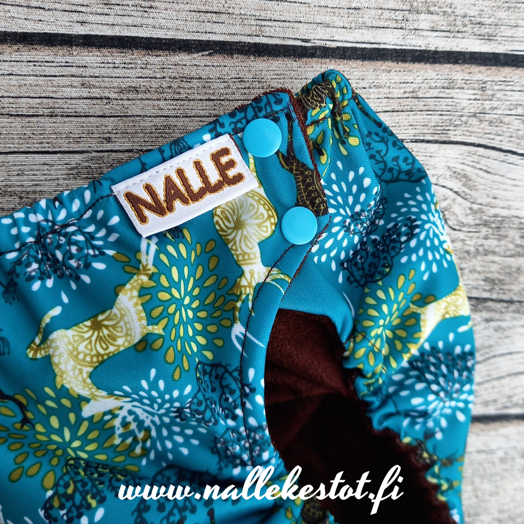 Sivuneppi taskuvaippa: Tasku-Nalle - Peurat