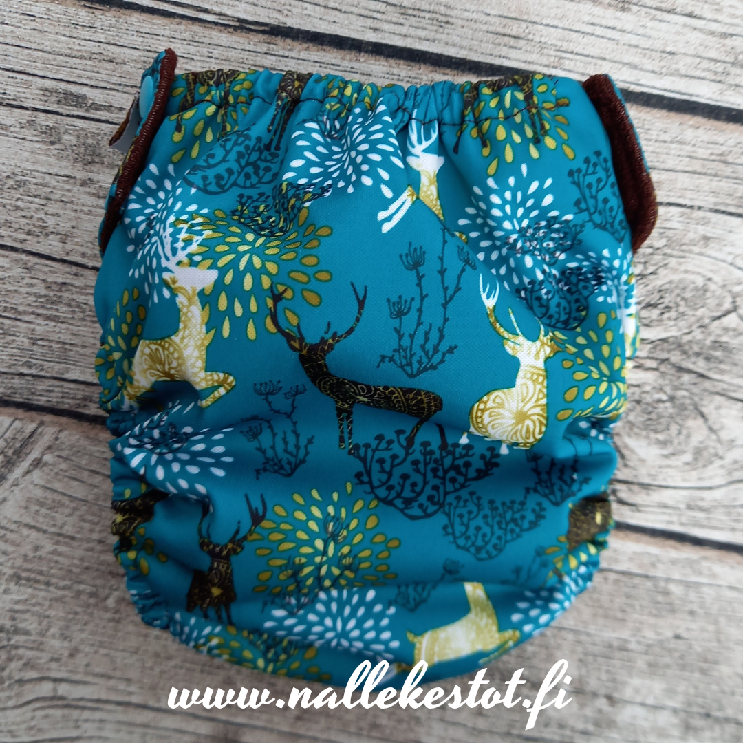 Sivuneppi taskuvaippa: Tasku-Nalle - Peurat