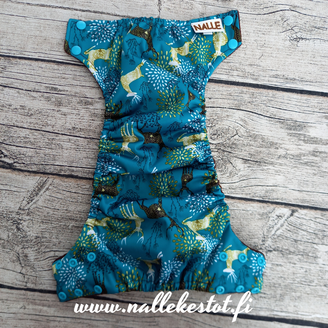 Sivuneppi taskuvaippa: Tasku-Nalle - Peurat