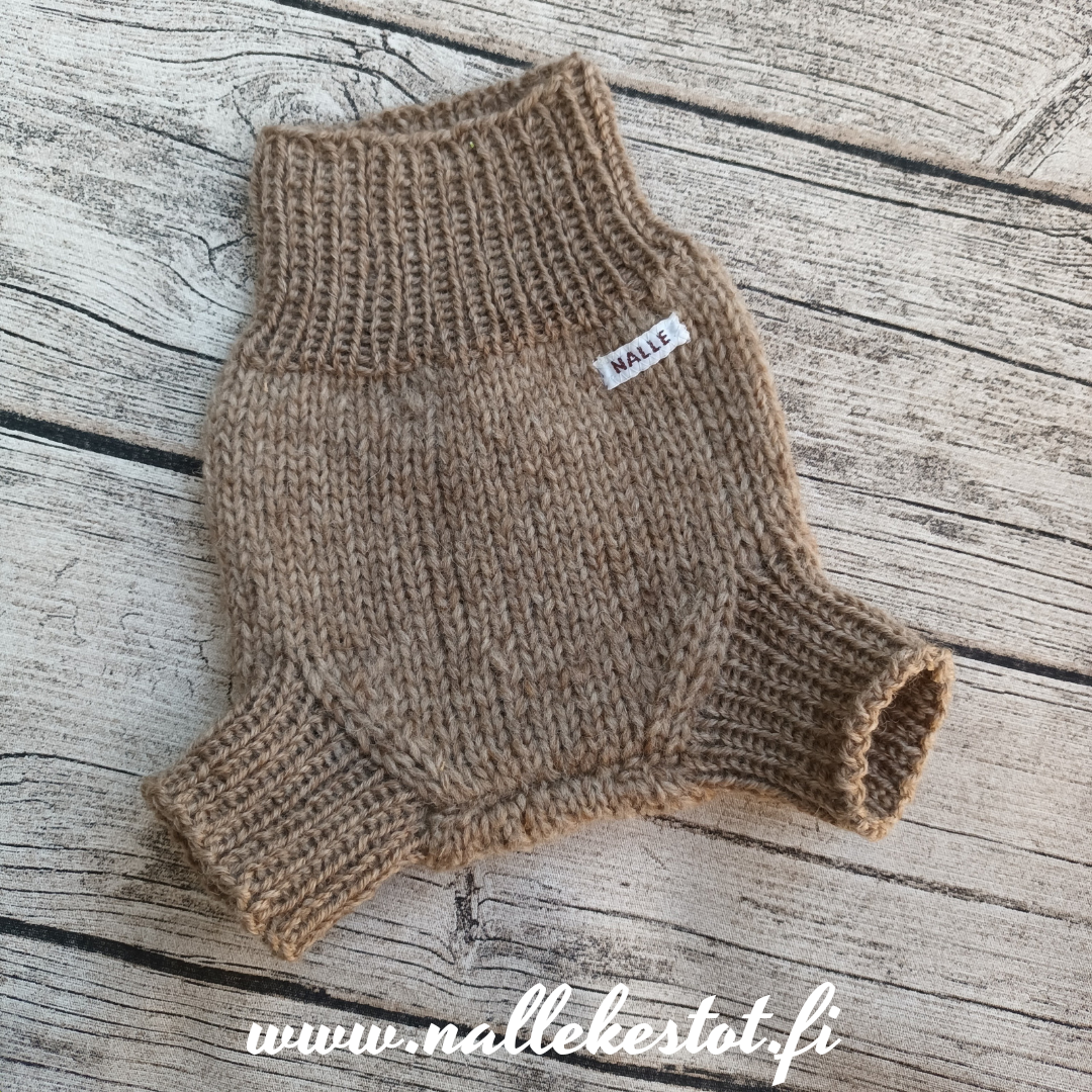 Nalle - Hahtuvahousut, Natural (L 10-15 kg)