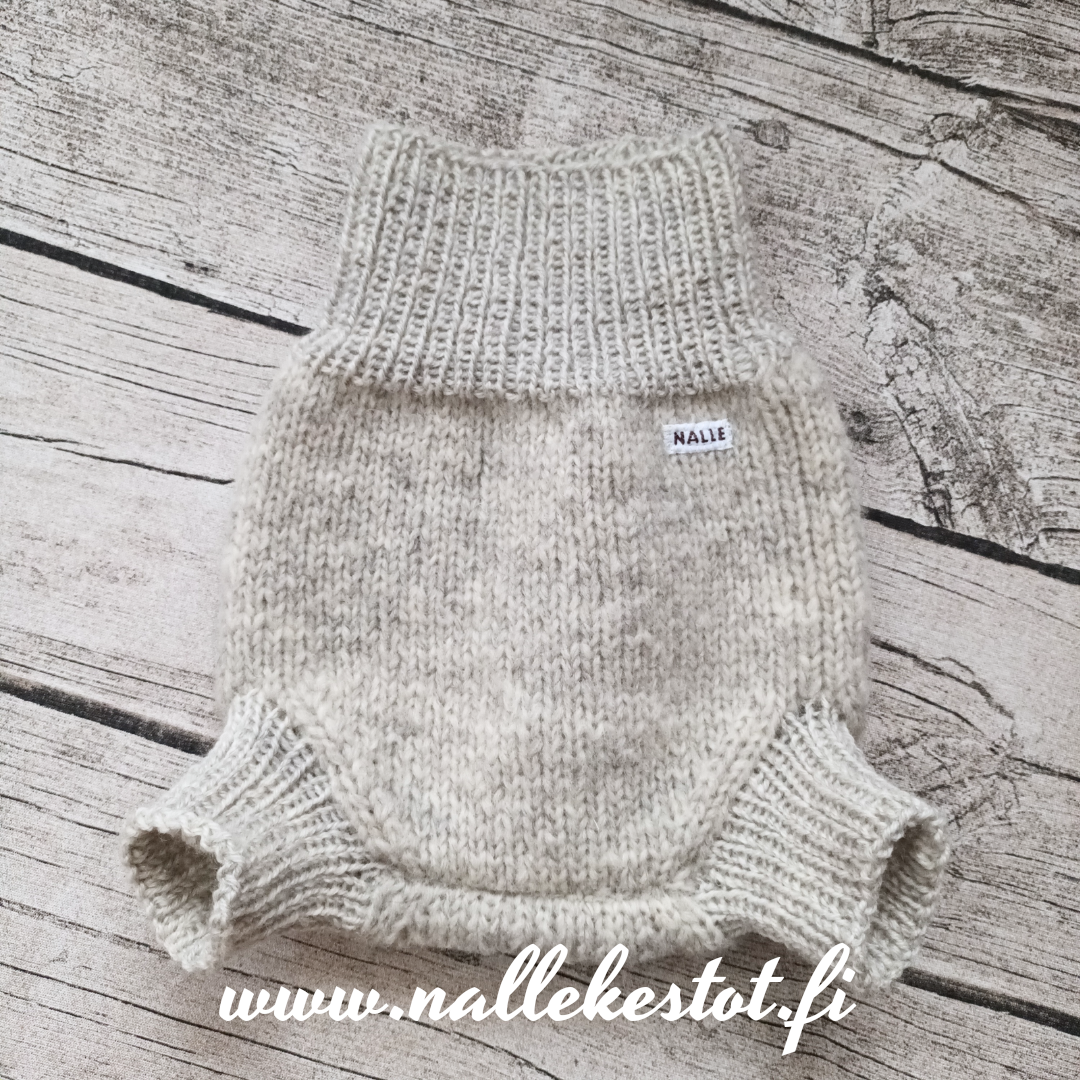 Nalle - Hahtuvahousut, Natural (M 7-10 kg)