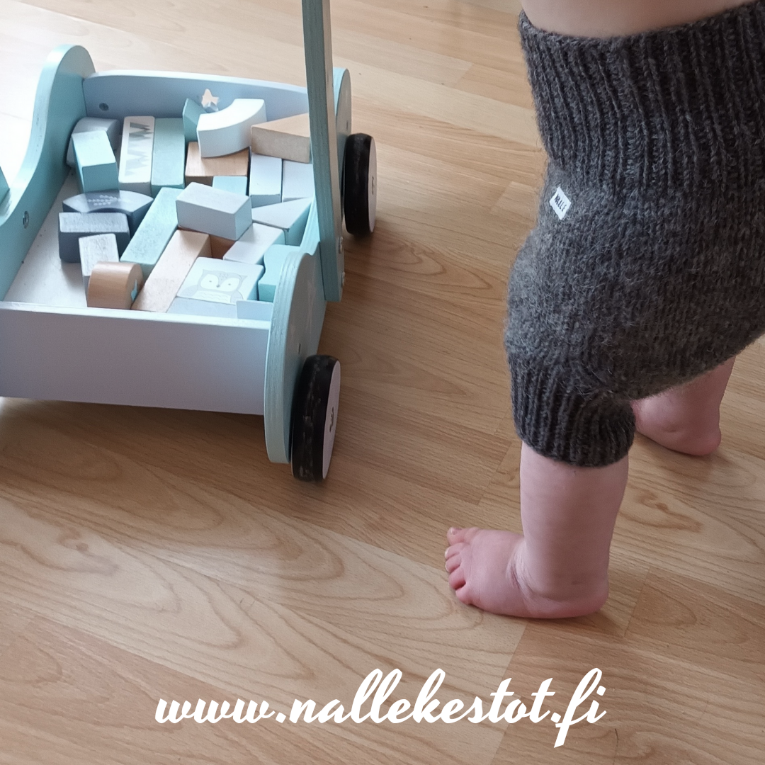 Nalle - Hahtuvahousut, Natural (L 10-15 kg)