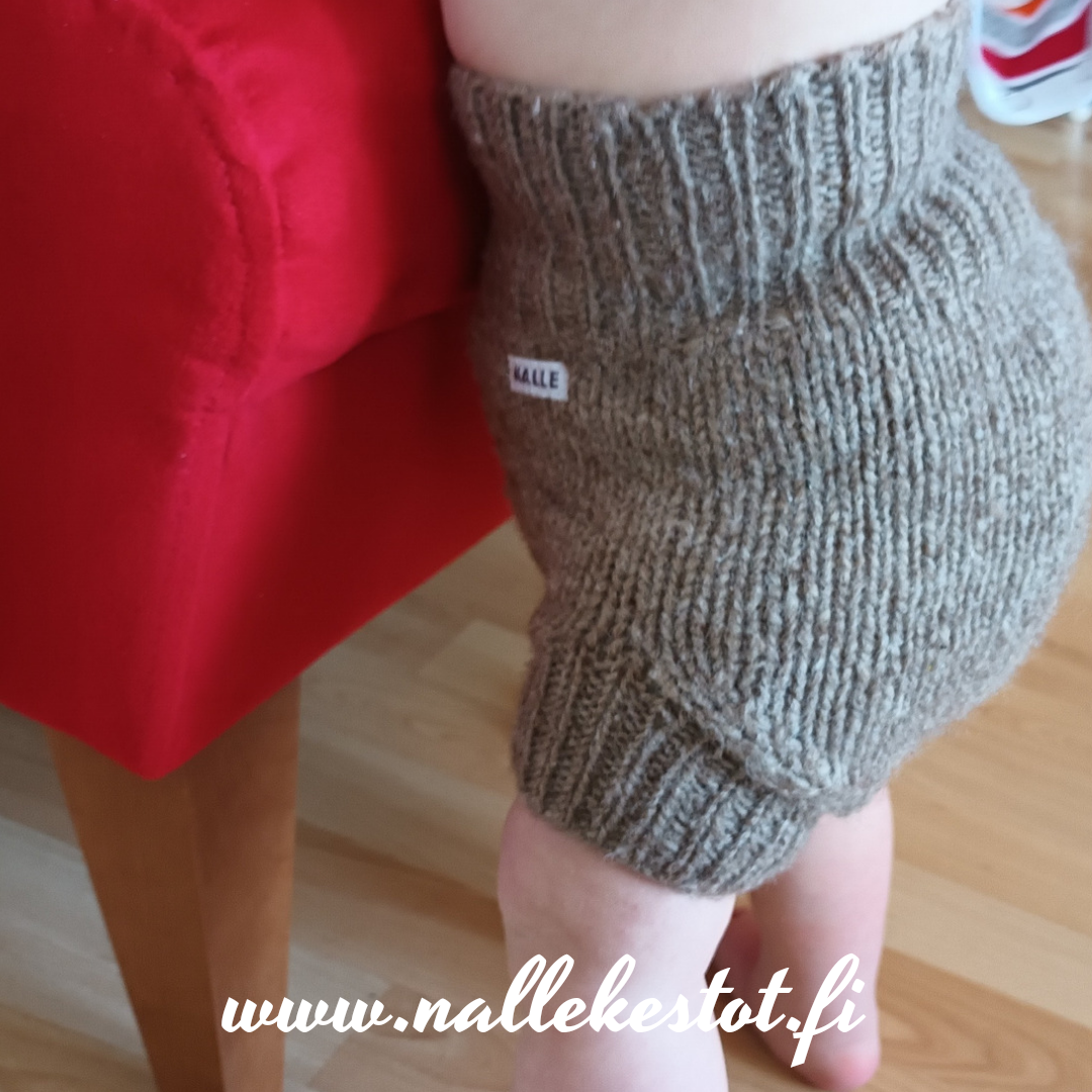 Nalle - Hahtuvahousut, Natural (L 10-15 kg)