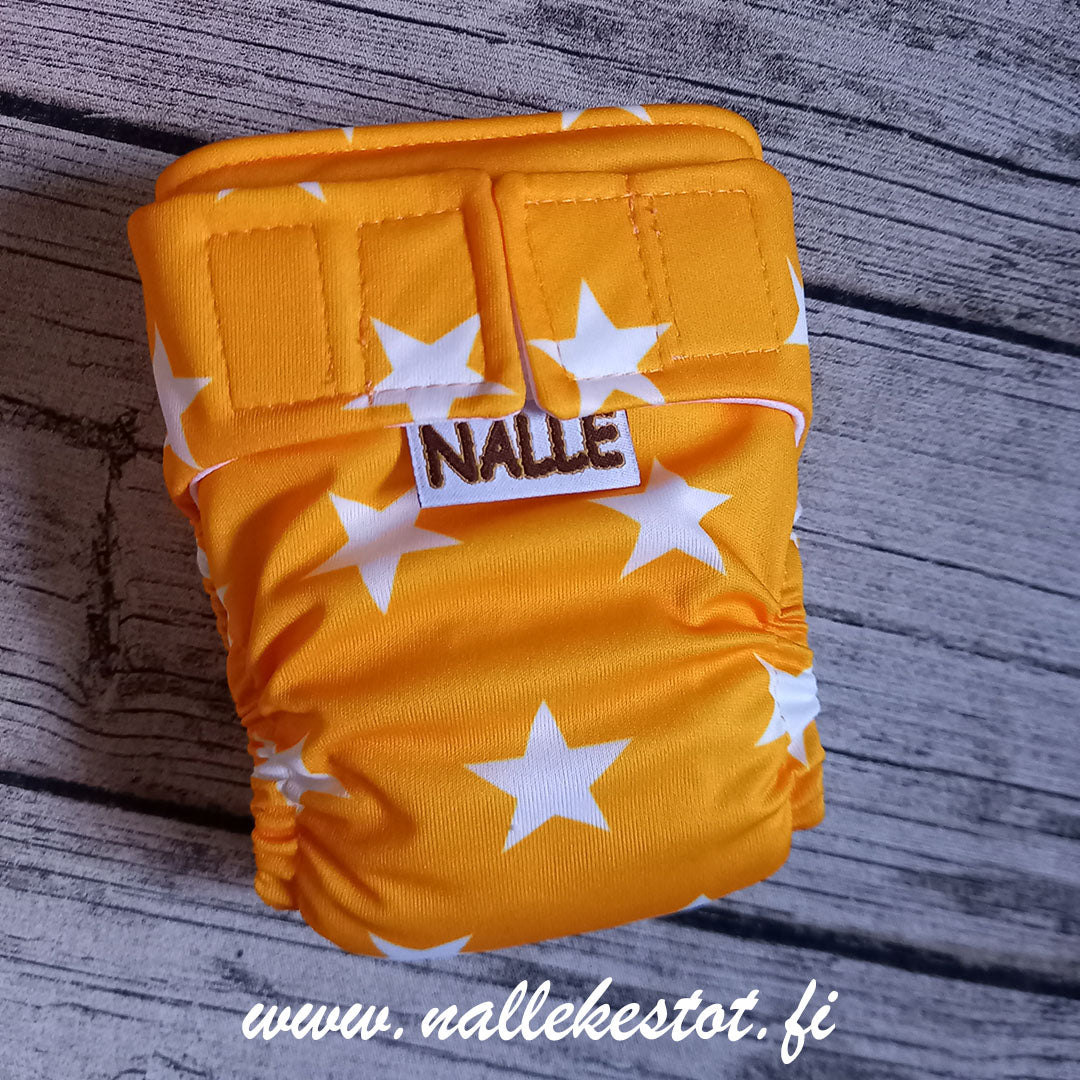 Nalle: Tasku-Nalle (XL) - Tähti, keltainen (Coolmax)