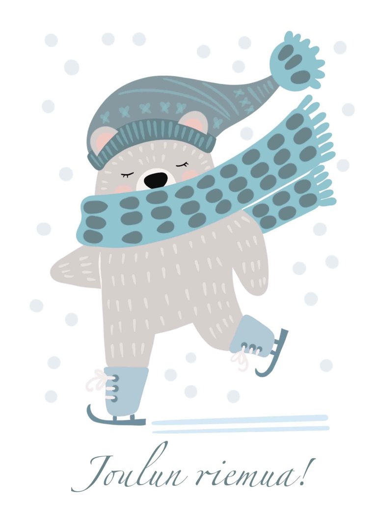 Joulukortti - Riemu