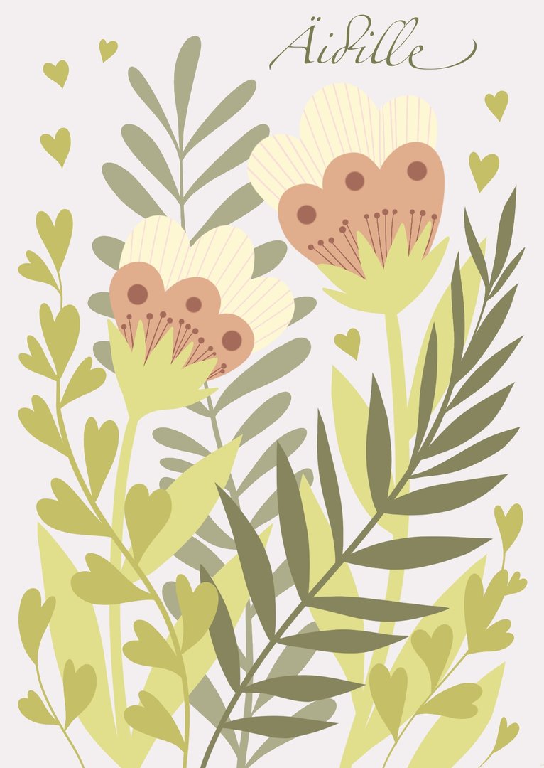 Postikortti - Äidille