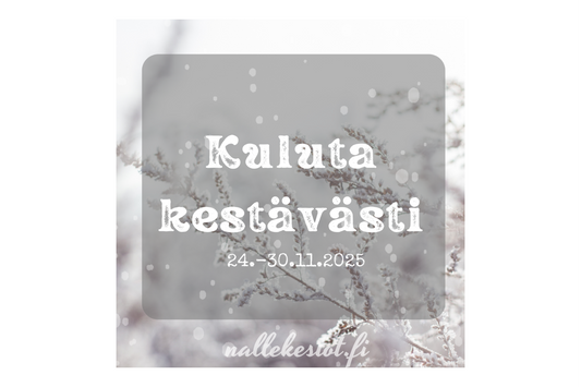 Kuluta kestävästi 24.-30.11.2025