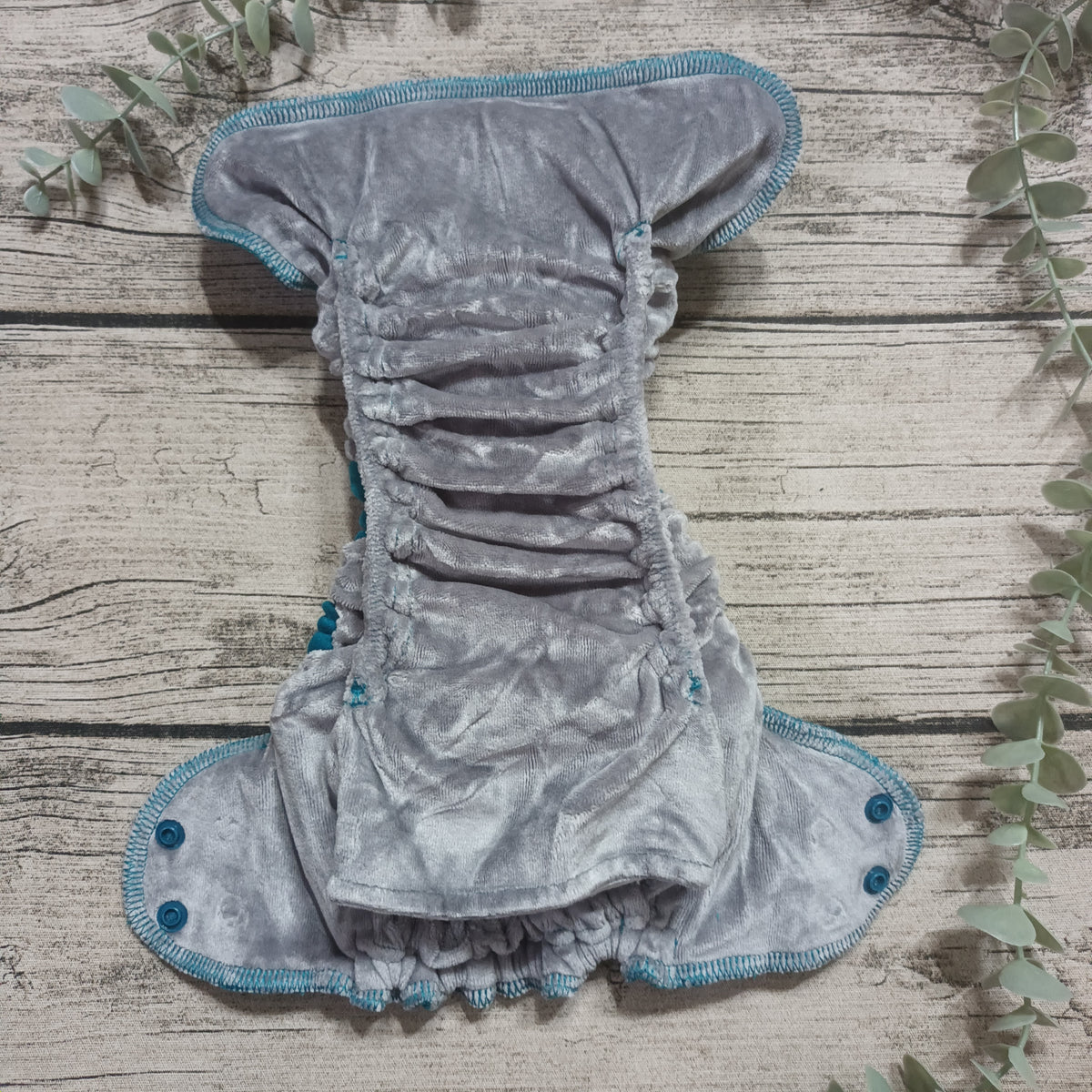 Ecoposh: OBV -sisävaippa (OneSize) + 6r Soaker, Caribbean