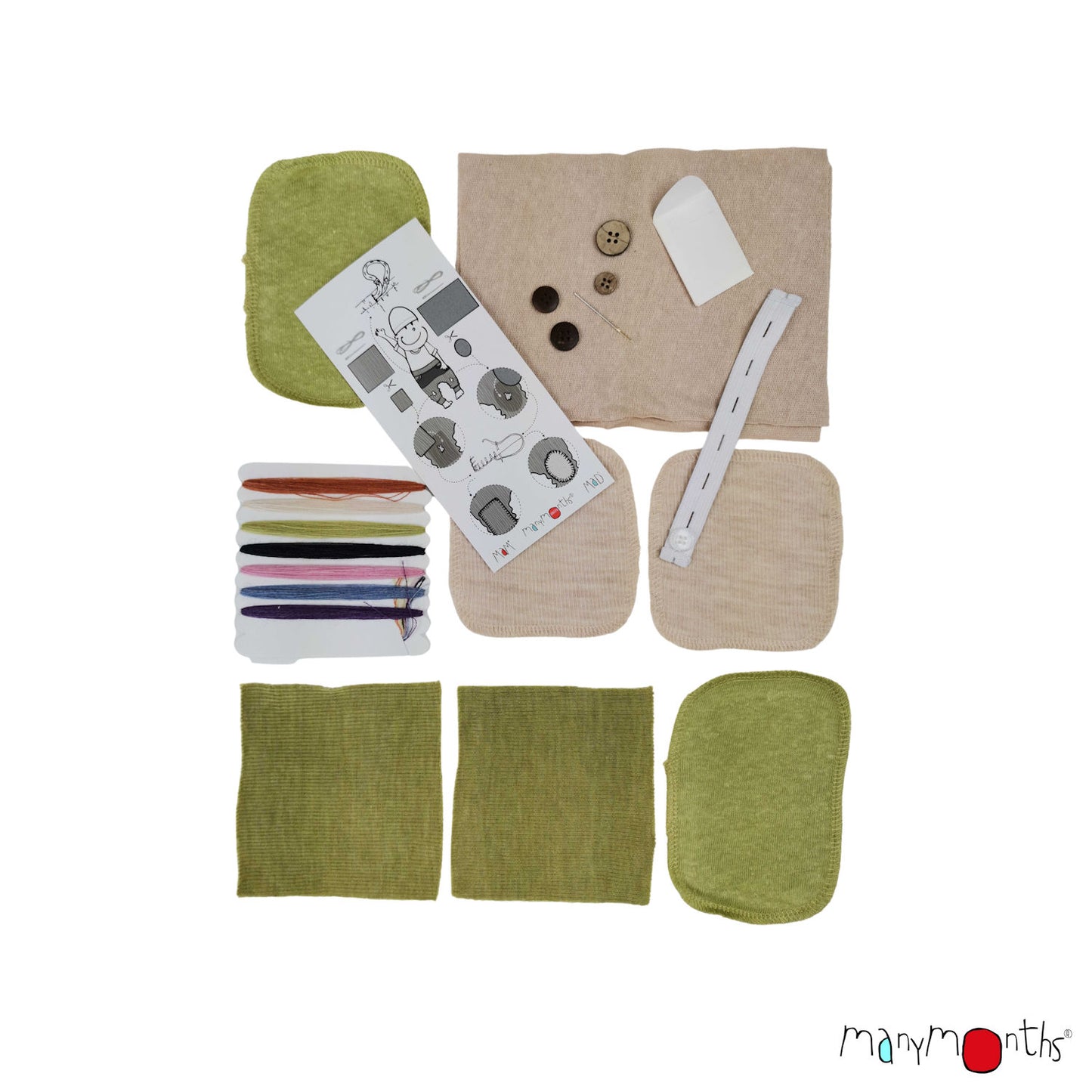 ManyMonths - Natural Woollies Repair Kit -korjaussetti