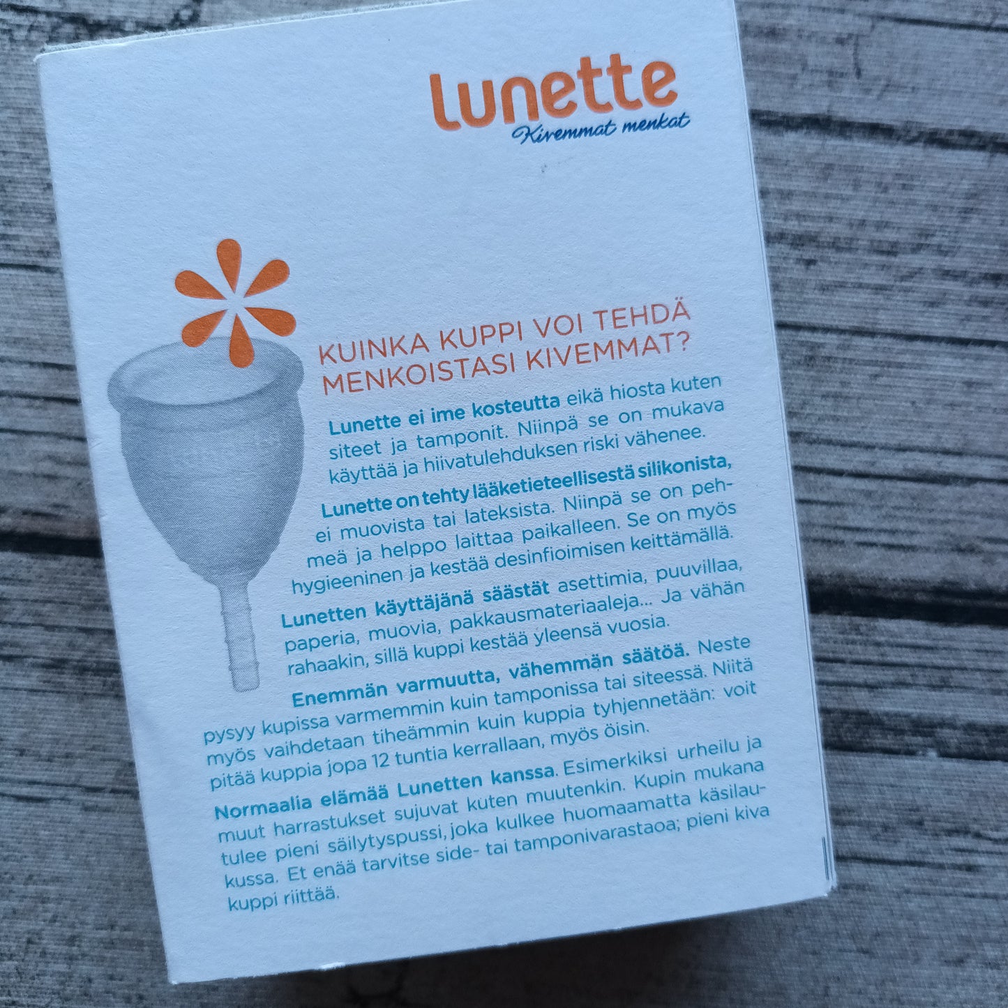 Kirppis: Lunette - Kuukautiskuppi, koko 1 -50%