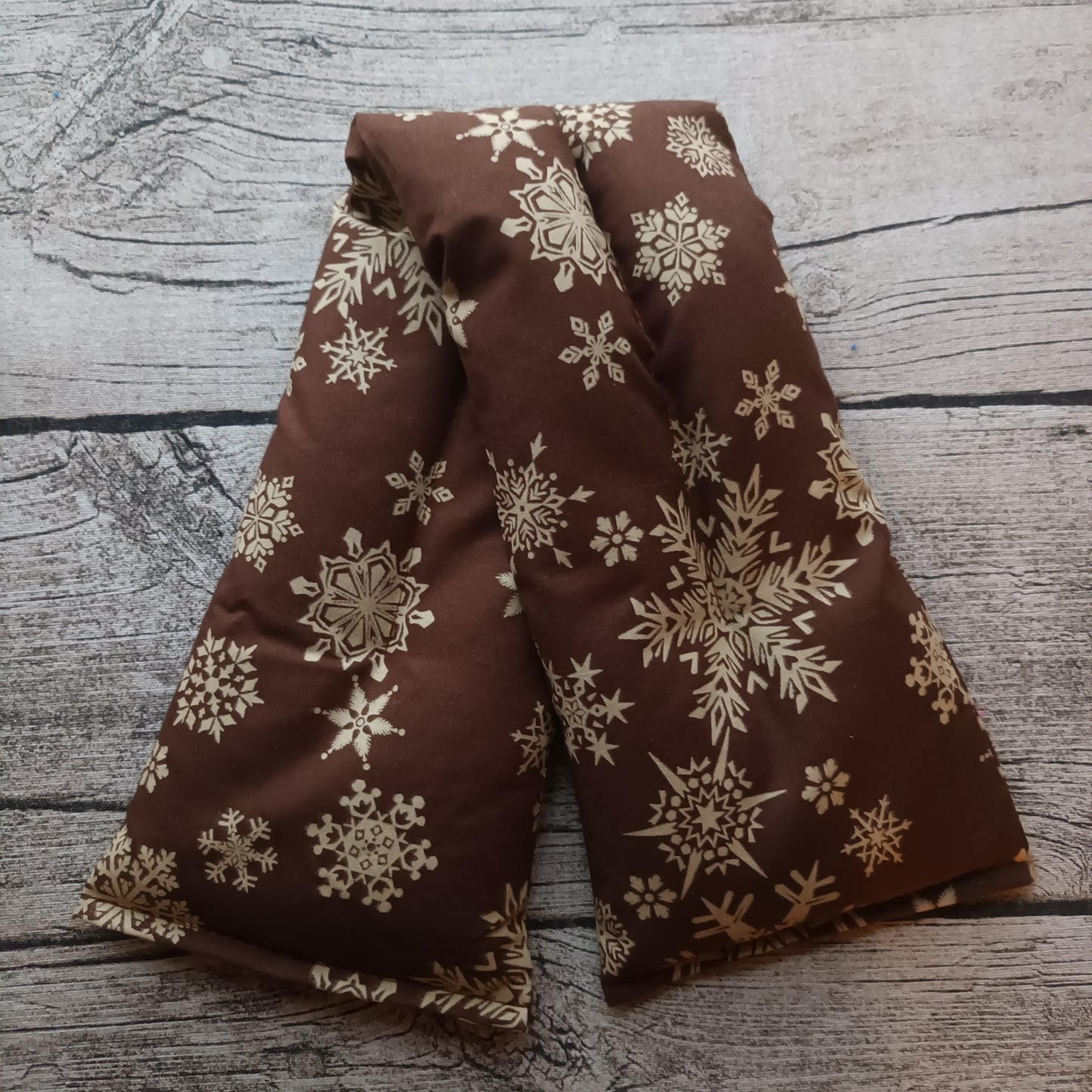 Kauratyyny - Lumihiutale, ruskea