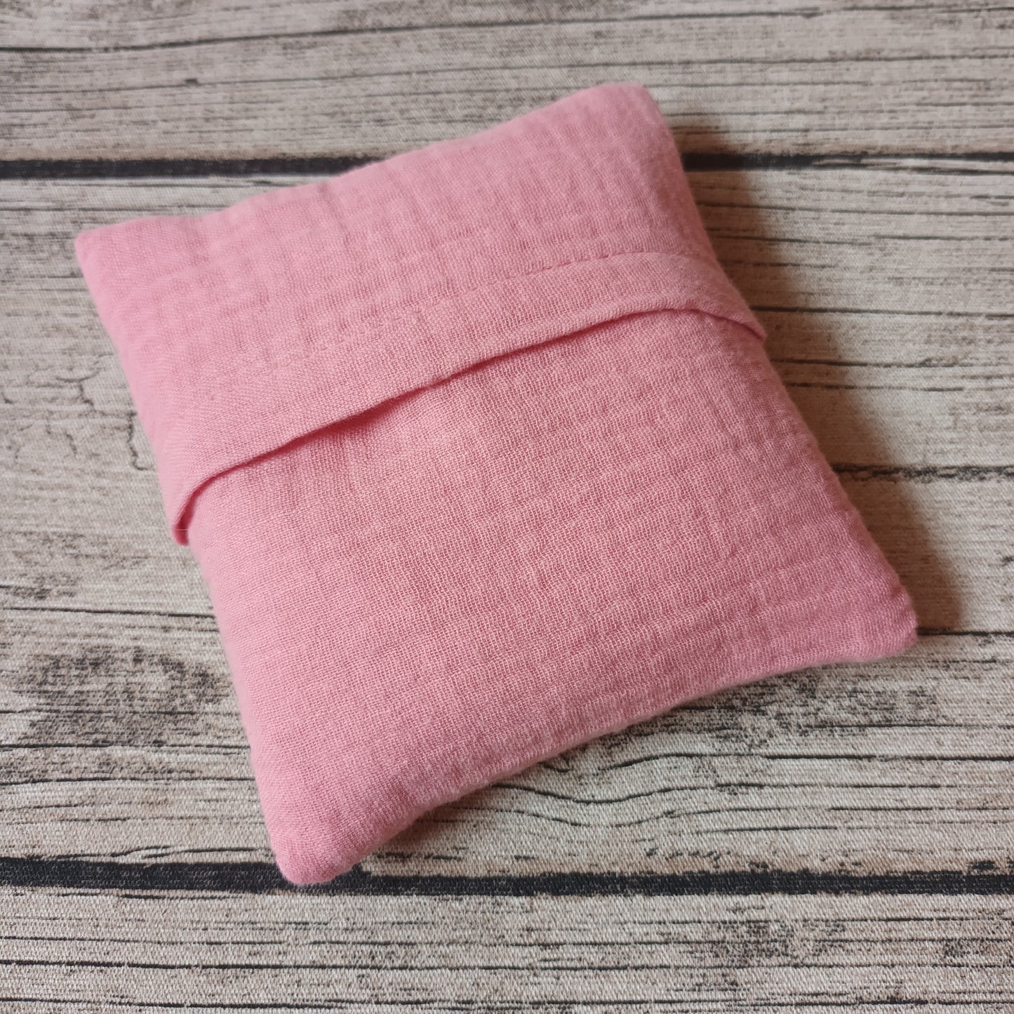 Pieni kauratyyny tyynyliinalla - Double Gauze, roosa