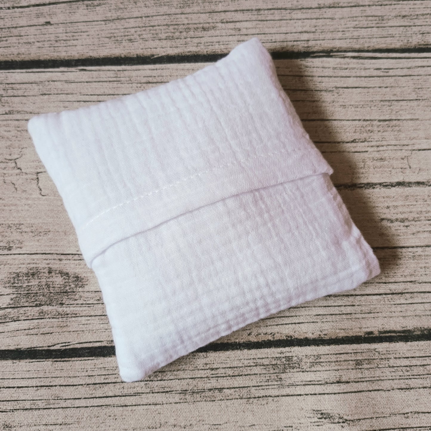 Pieni kauratyyny tyynyliinalla - Double Gauze, valkoinen