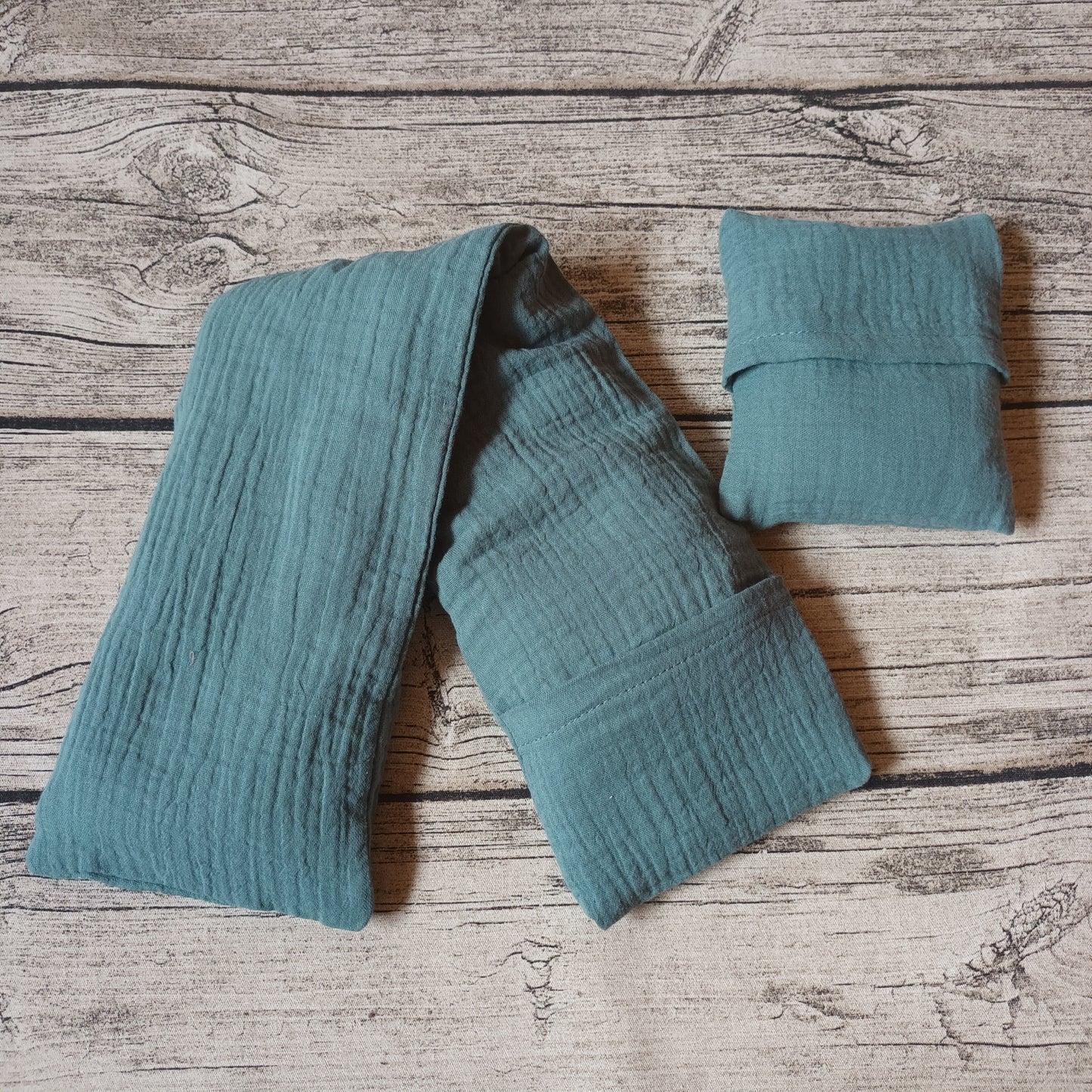 Kauratyynysetti - Double Gauze, vihreä