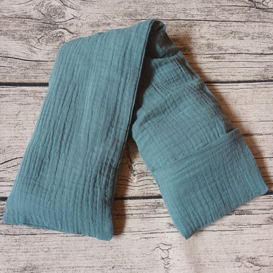 Kauratyyny tyynyliinalla - Double Gauze, vihreä