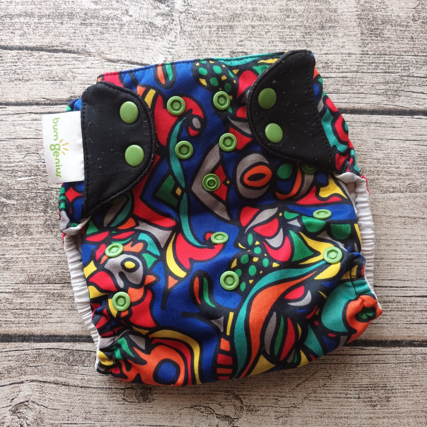 Kirppis: BumGenius - Original taskuvaippa, nepeillä (OneSize)